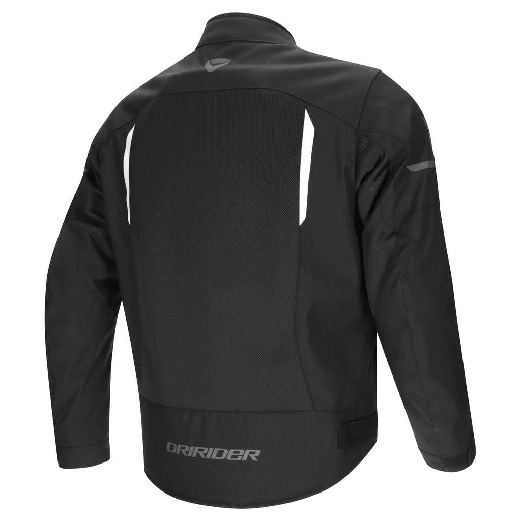 DRIRIDER AIR-RIDE 6 LADIES JACKET - BLACK/WHITE