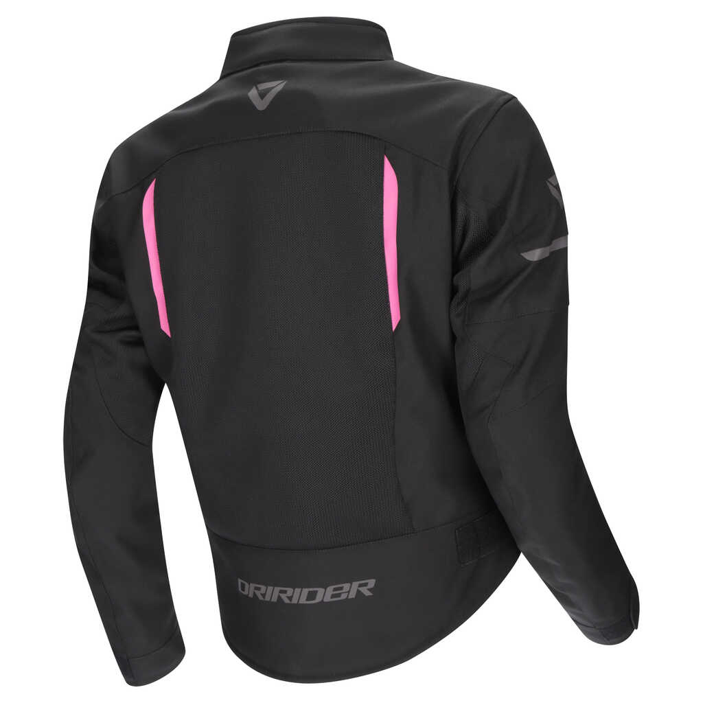 DRIRIDER AIR-RIDE 6 LADIES JACKET - BLACK/PINK