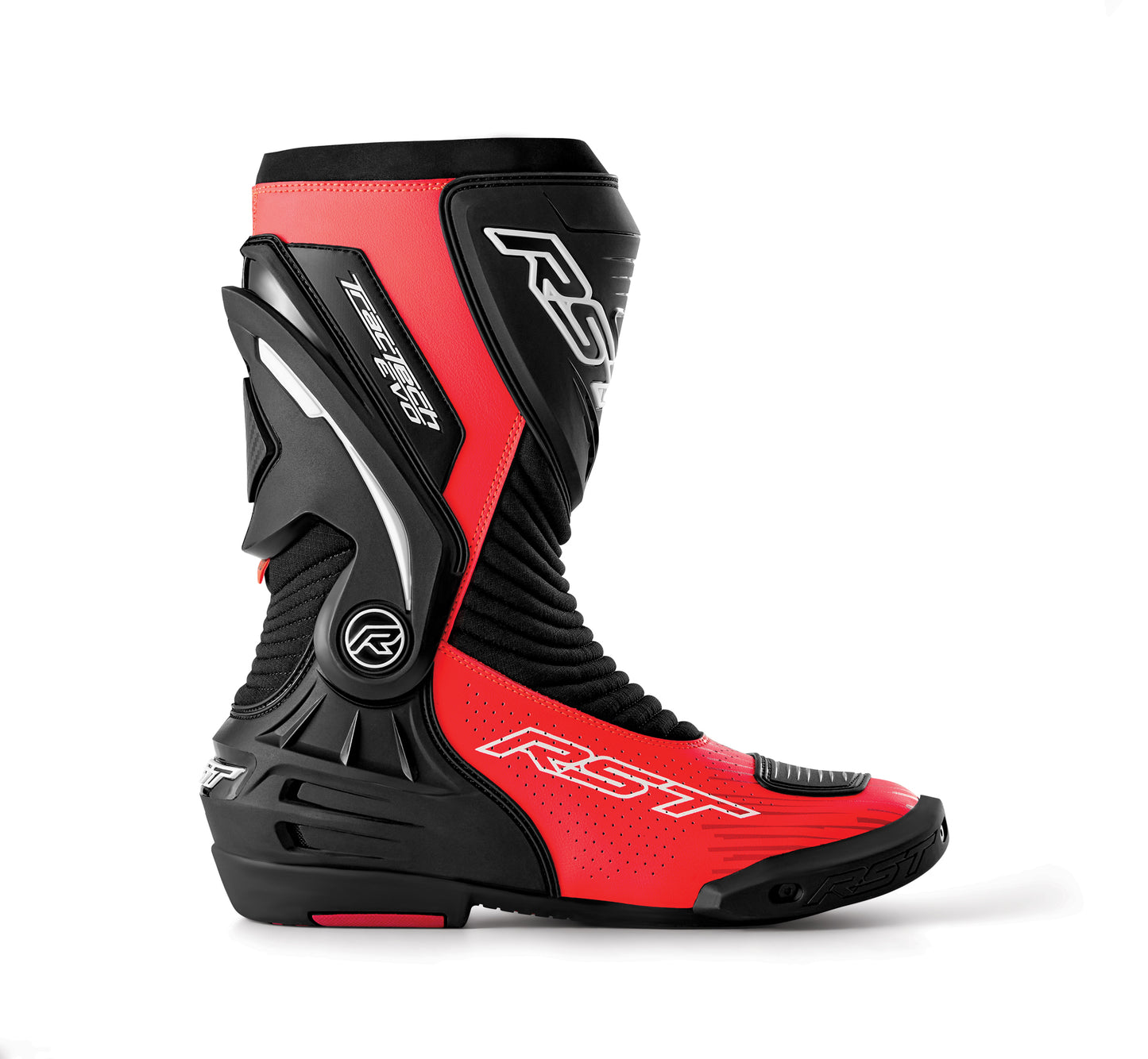 RST Tractech Evo D3O CE Sport Boots - Fluro Red