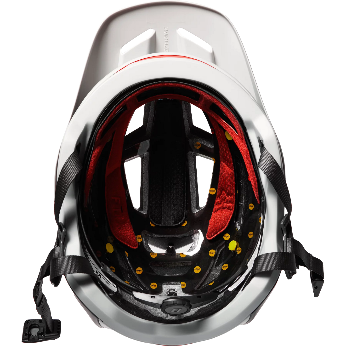 FOX SPEEDFRAME PRO BLOCKED HELMET - WHITE/BLACK