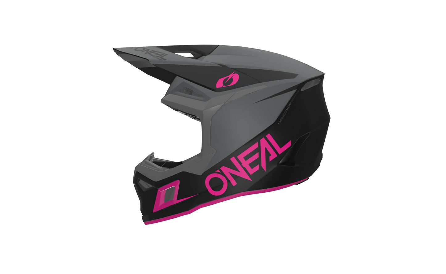 ONEAL 2026 3SRS SOLID HELMET - PINK/GREY/BLACK