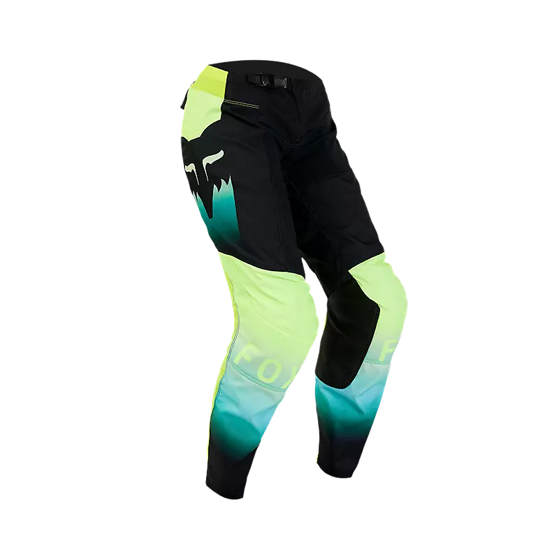 FOX 2024 YOUTH GIRLS 180 FLORA PANTS - BLACK/YELLOW