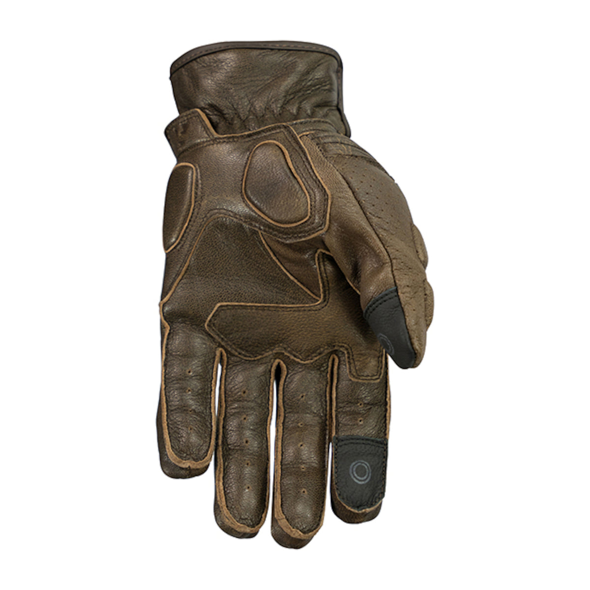 Argon Clash Ladies Leather Gloves - Coffee - view 2
