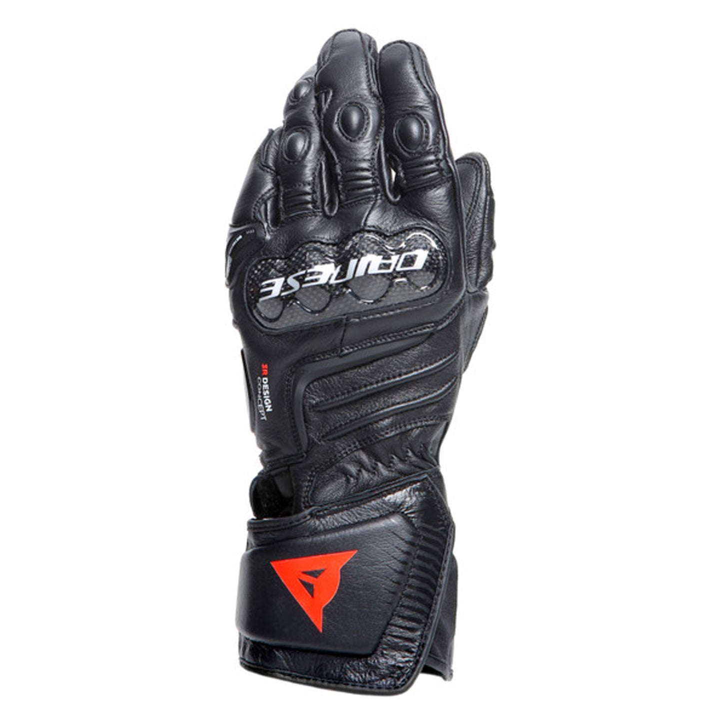 DAINESE CARBON 4 LONG CUFF LEATHER GLOVES - BLACK/BLACK/BLACK