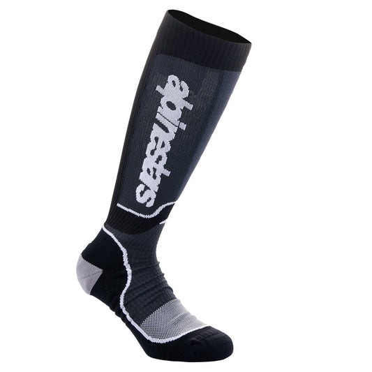 ALPINESTARS YOUTH MX PLUS SOCKS - BLACK/WHITE