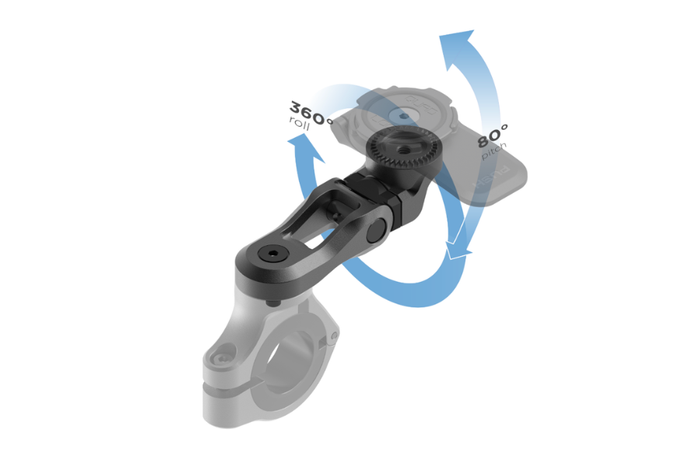 Quad Lock Motorcycle Handlebar Mounts - Handlebar Mount PRO Adjustable 2