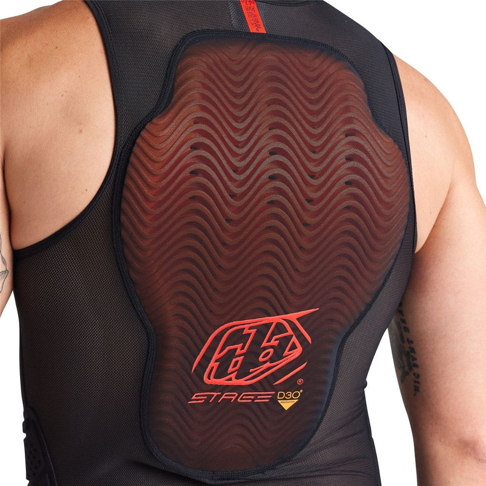 Troy Lee Designs 26.2 Stage Ghost D3O Baselayer Vest - Black - view 3