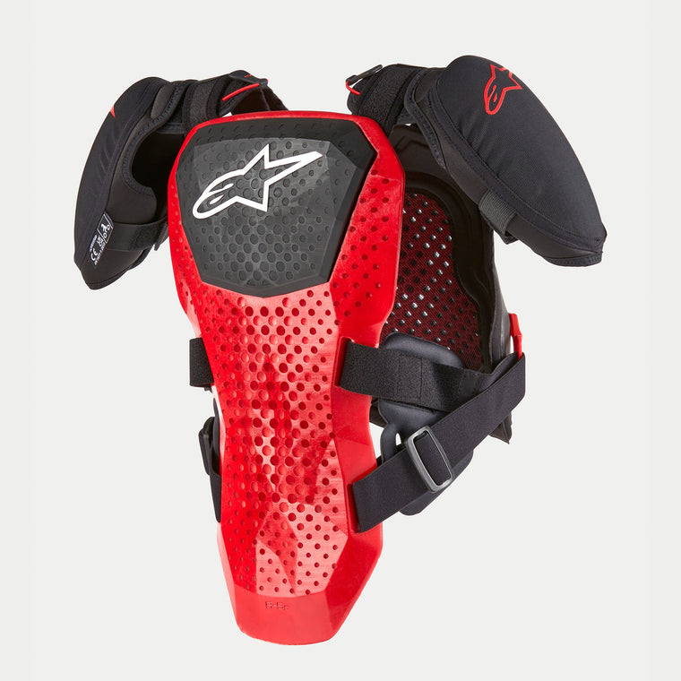ALPINESTARS YOUTH A5 S CHEST PROTECTOR - BLACK/WHITE/RED