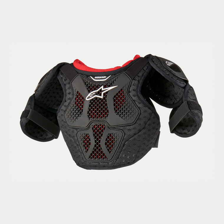 ALPINESTARS BIONIC ACTION KICKSTART CHEST GUARD - BLACK/RED