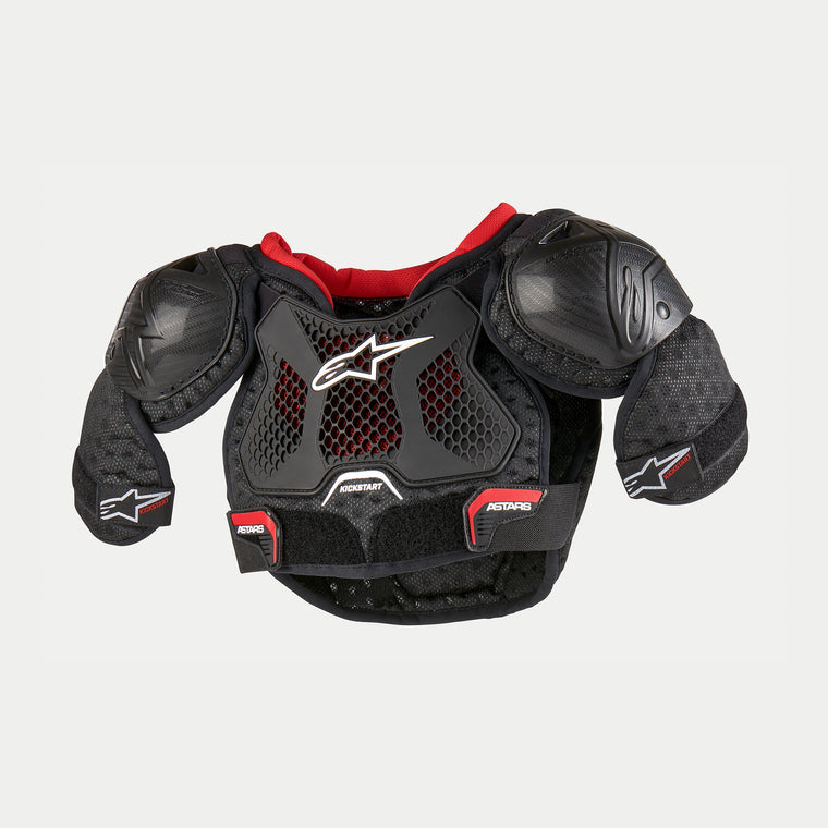 ALPINESTARS BIONIC ACTION KICKSTART CHEST GUARD - BLACK/RED