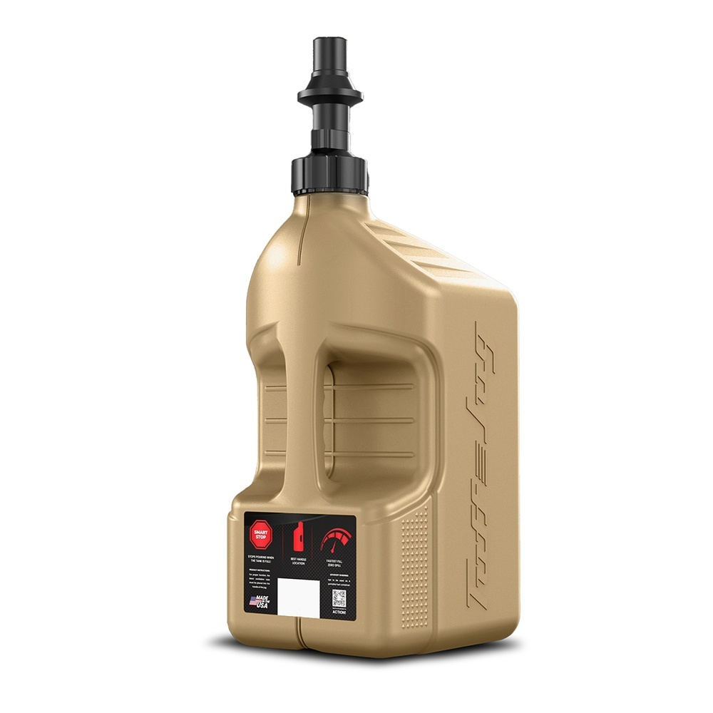 TUFF JUG GEN 3 20L DESERT TAN RIPPER CAP WITH VIEW STRIP