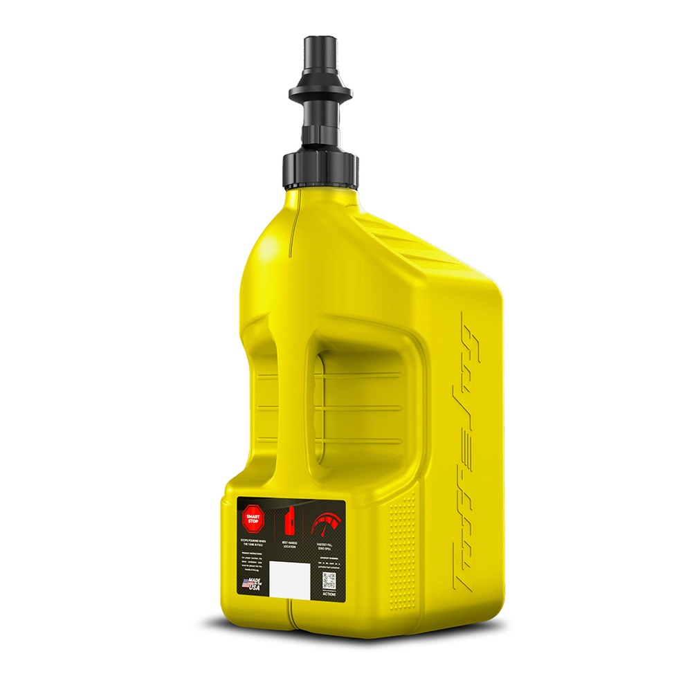 TUFF JUG GEN 3 20L YELLOW RIPPER CAP WITH VIEW STRIP
