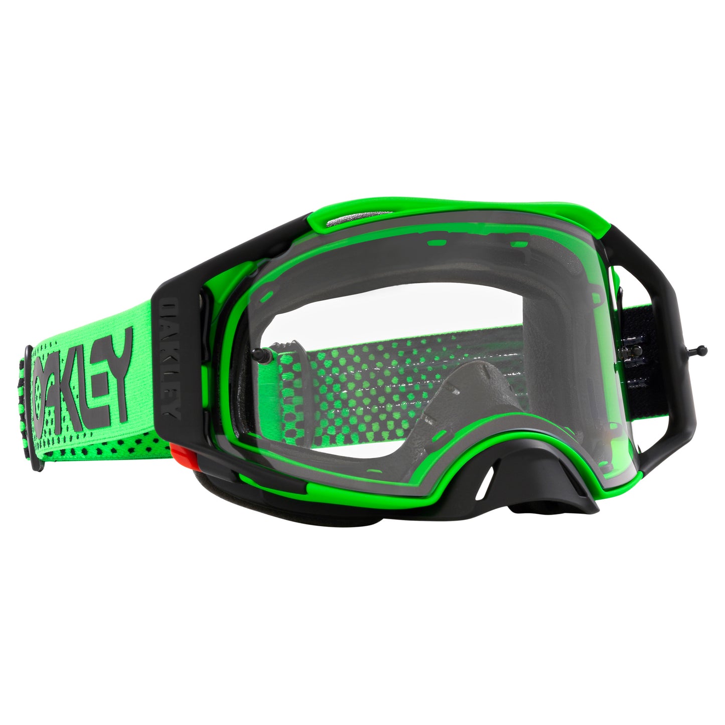 OAKLEY AIRBRAKE GOGGLES - MOTO GREEN B1B (CLEAR)