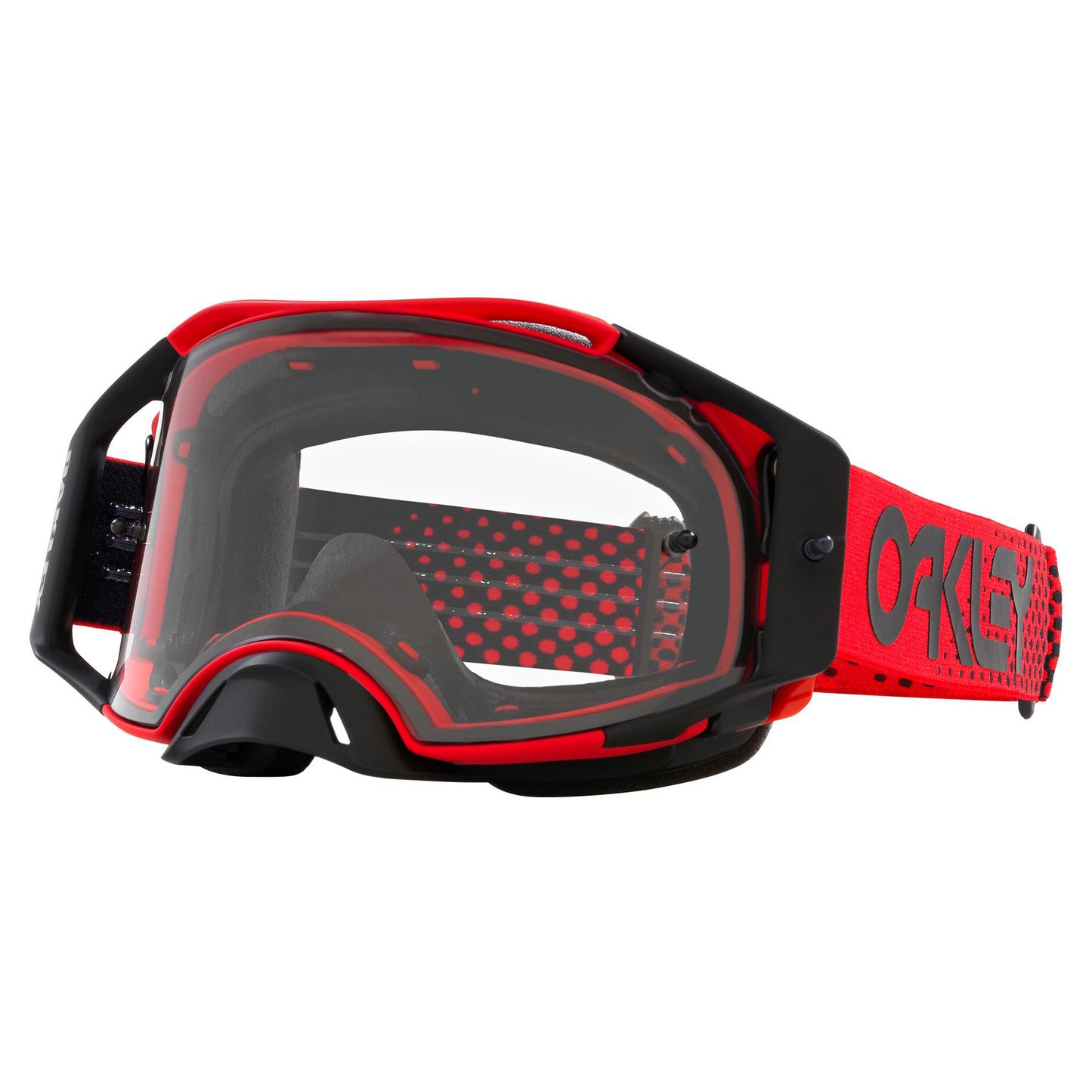 OAKLEY AIRBRAKE GOGGLES - MOTO RED B1B (CLEAR)