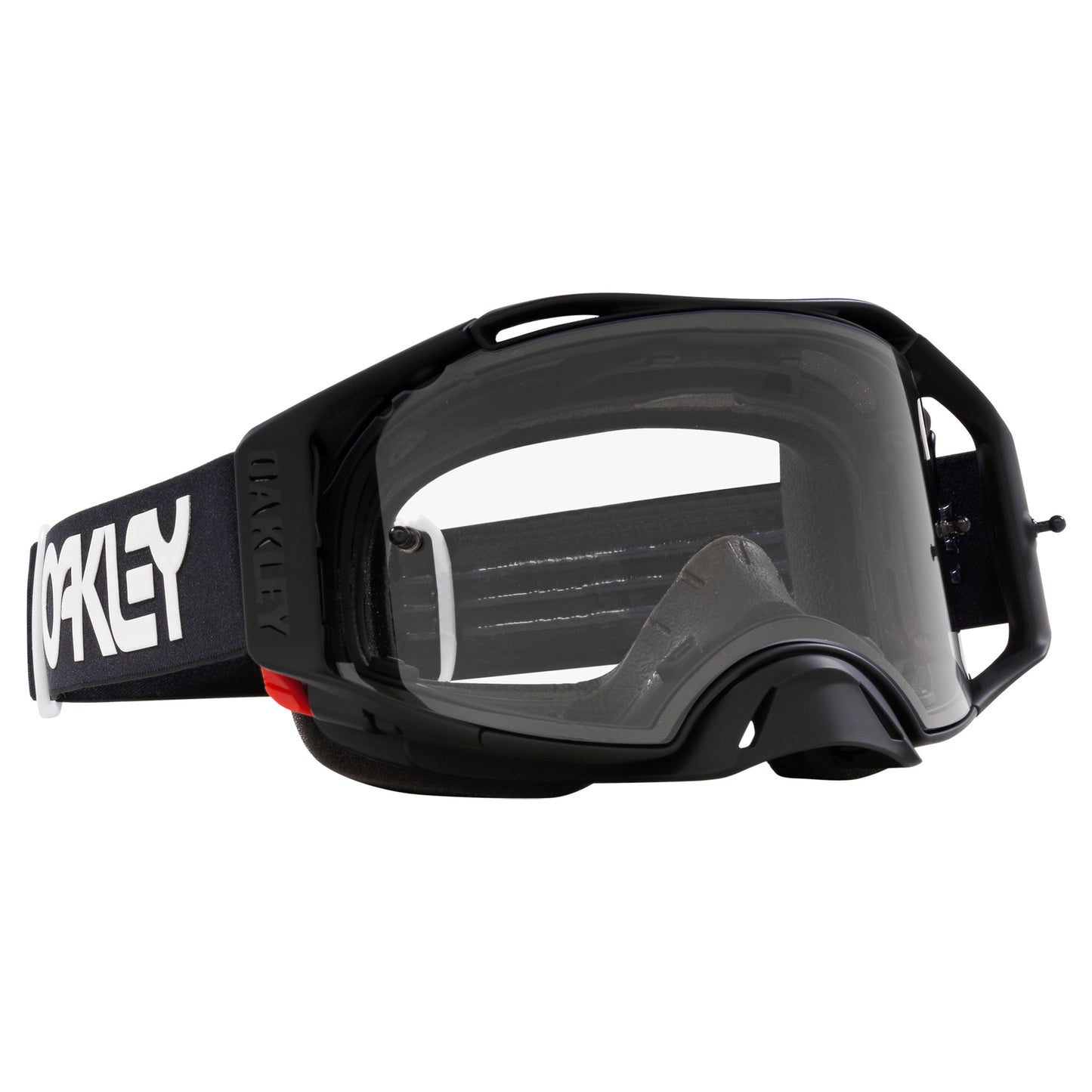 OAKLEY AIRBRAKE GOGGLES - BLACK WHITE (CLEAR)
