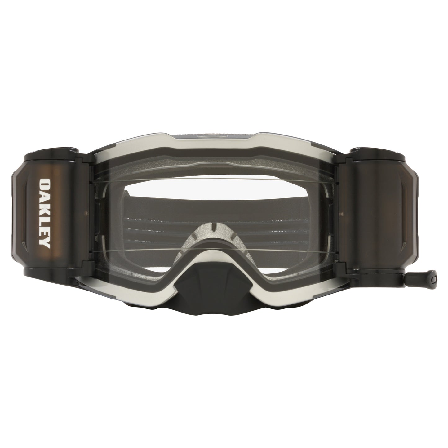OAKLEY FRONT LINE ROLL-OFF GOGGLES - TUFF BLOCKS BLACK GUNMETAL (CLEAR)