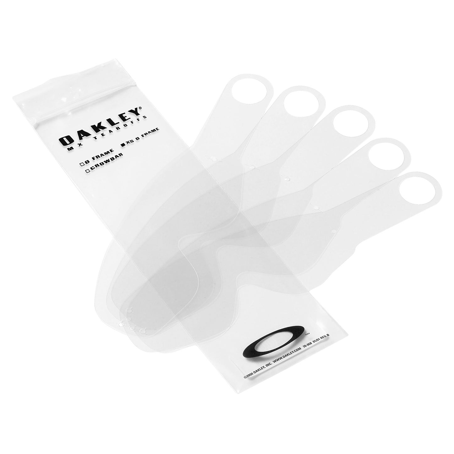 OAKLEY L-FRAME STANDARD TEAR-OFFS - 25 PACK