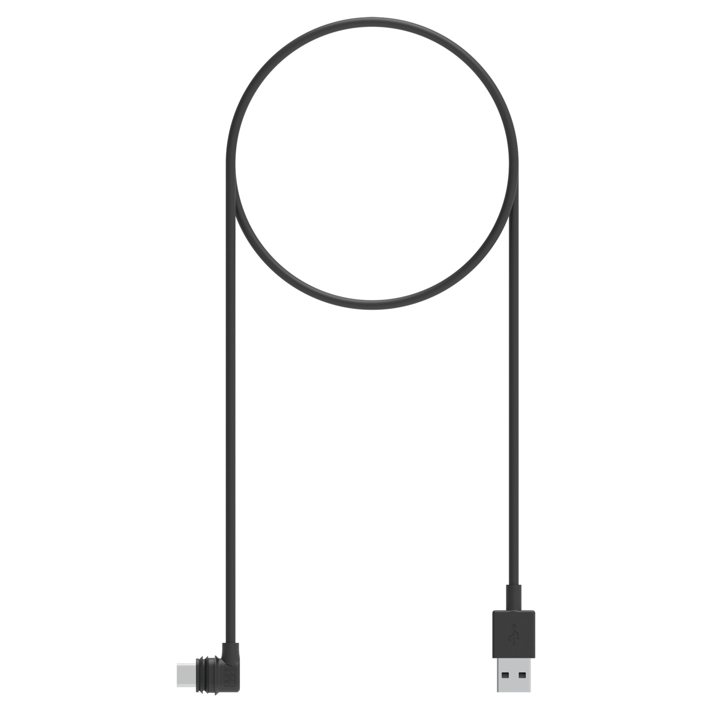 Quad Lock Weatherproof Wireless Charging Head USB Cable - Right Angle