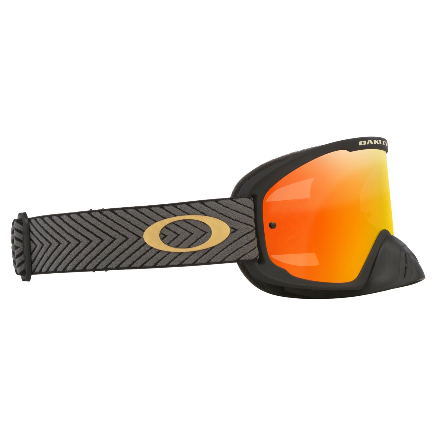 Oakley O Frame 2.0 Pro MX Goggles - Team Black (Fire Iridium) view 4