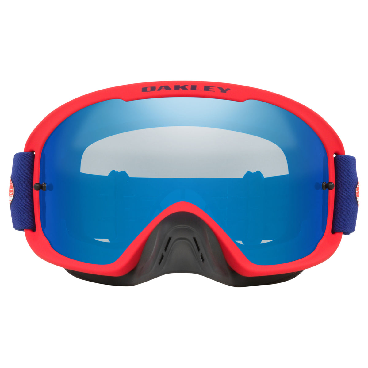 Oakley O Frame 2.0 Pro MX Goggles - Team Red (Black Ice Iridium) view 4