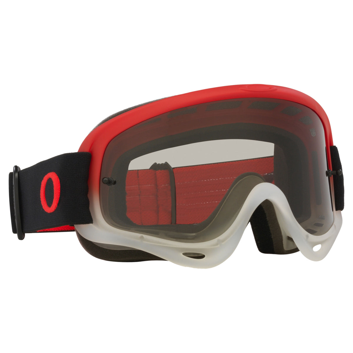 Oakley O Frame MX Goggles - Team Red (Light Grey) view 4