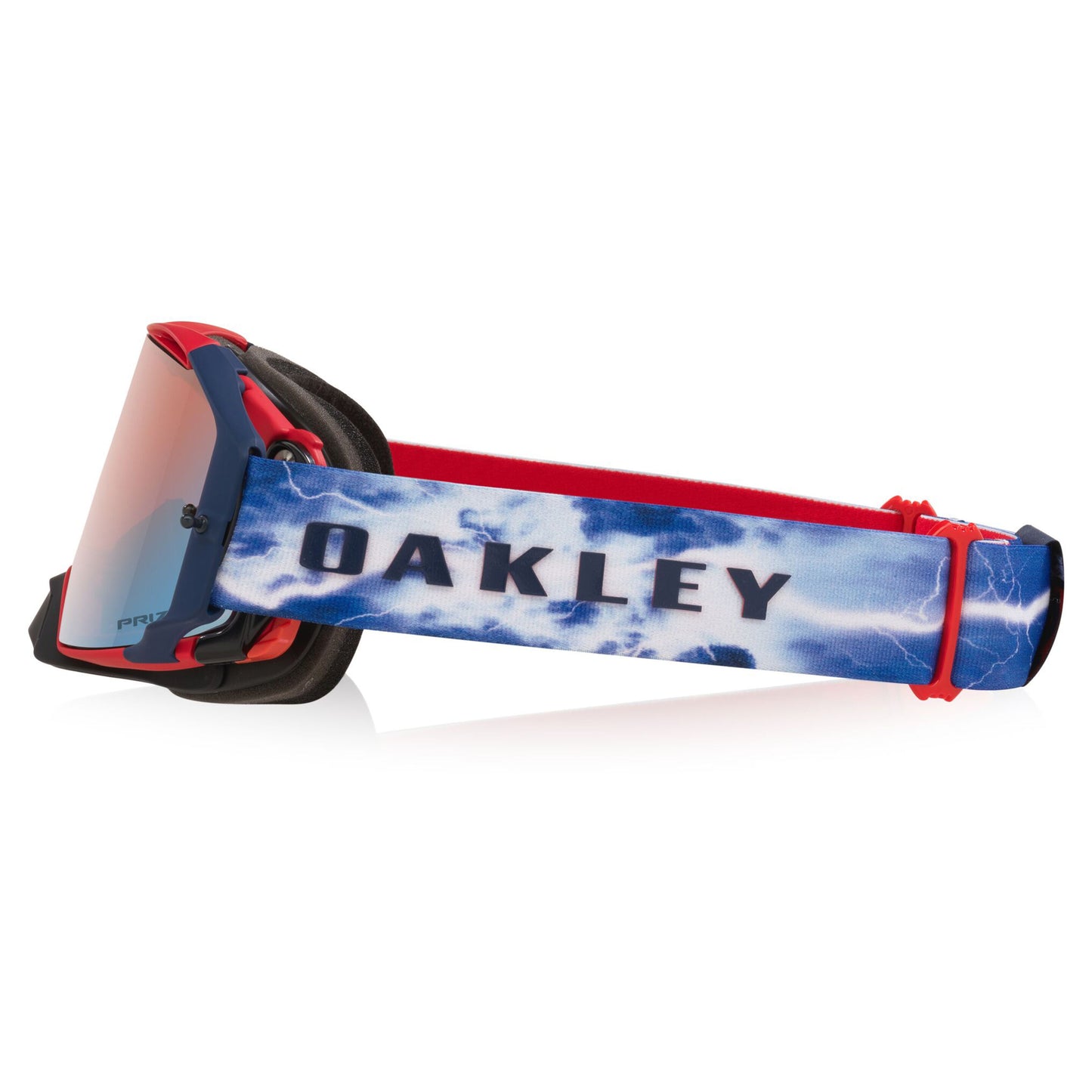 Oakley Airbrake Maxime Renaux Signature 2026 Goggles - Renault Matte Navy (Priszm Sapphire) view 3