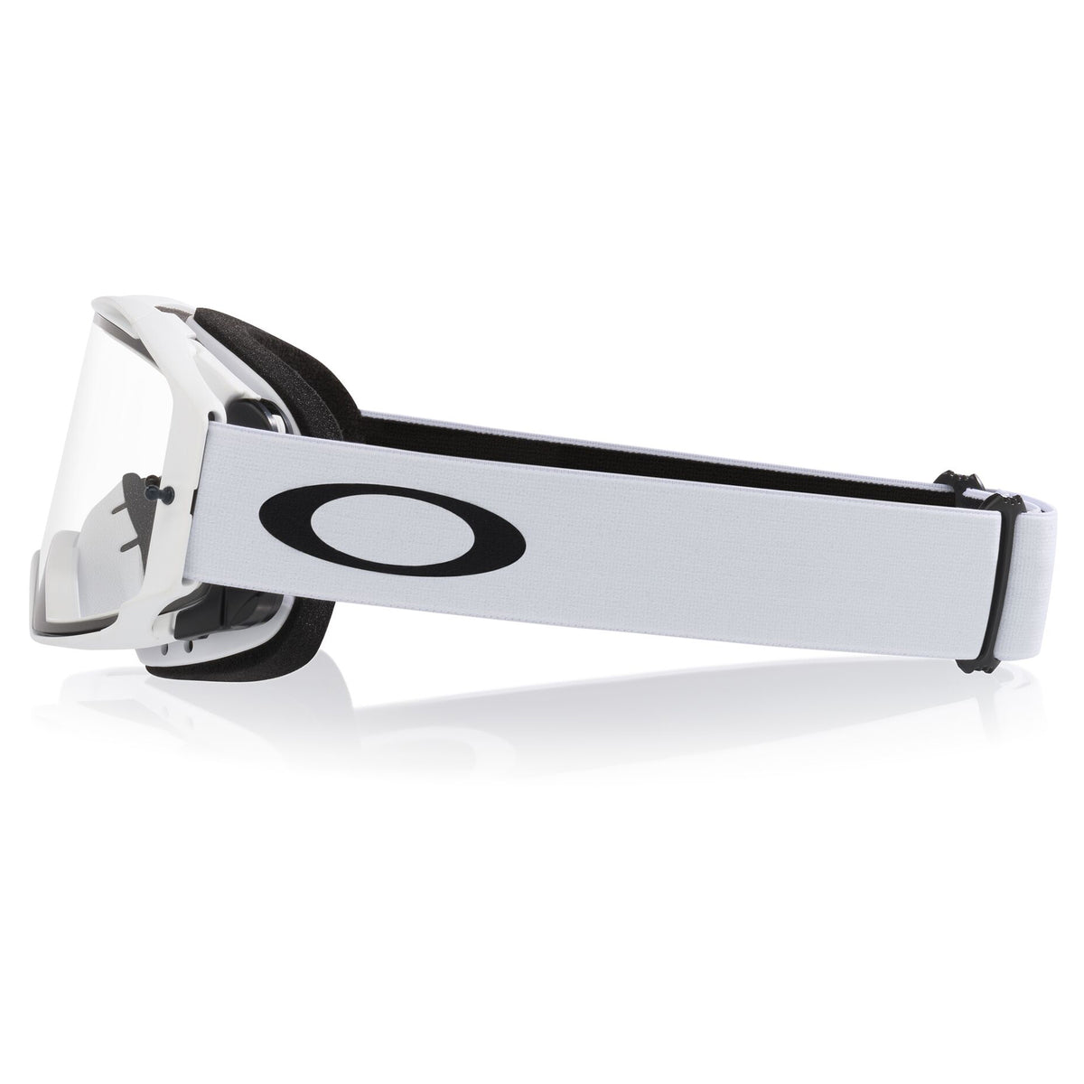 Oakley Airbrake Lite MX Goggles - Matte White (Clear) - view 3
