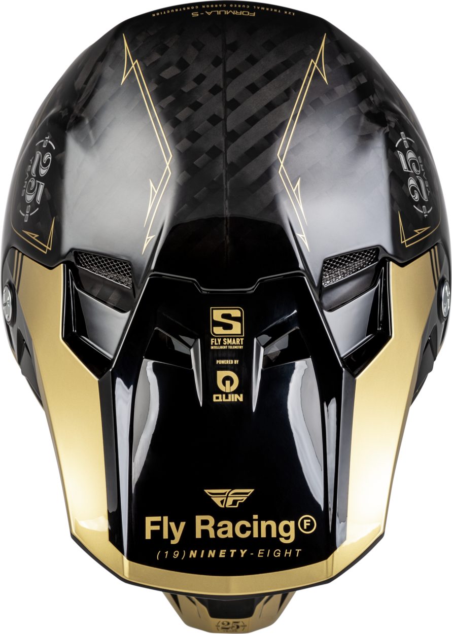 FLY 2024 FORMULA S LEGACY HELMET - BLACK/GOLD