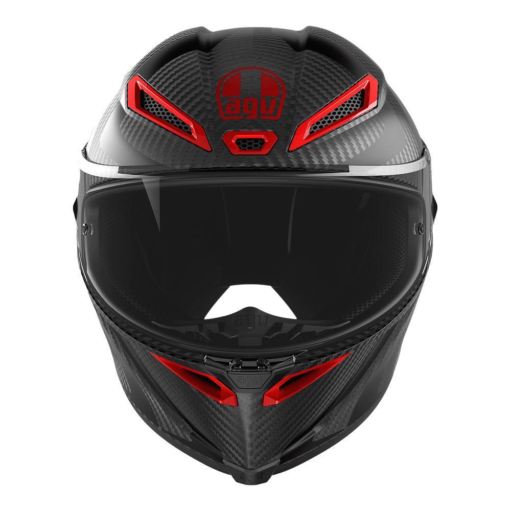 AGV PISTA GP RR INTREPIDO HELMET - MATT CARBON/BLACK/RED