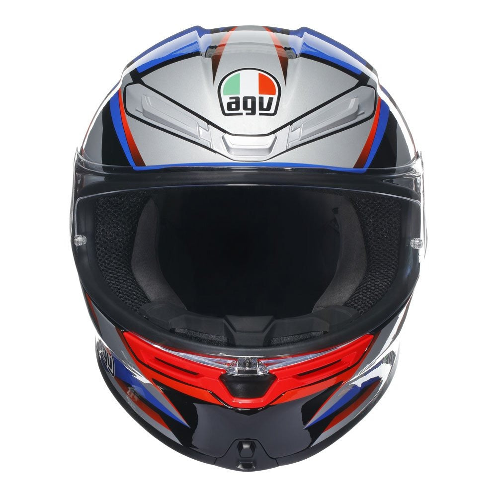 AGV K6 S SLASHCUT HELMET - BLUE/RED