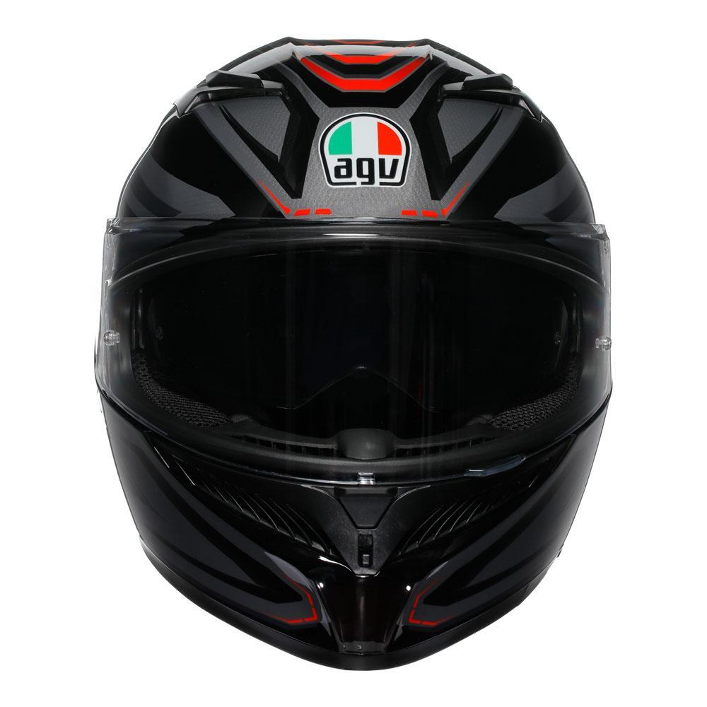 AGV K3 SYTH HELMET - BLACK/RED
