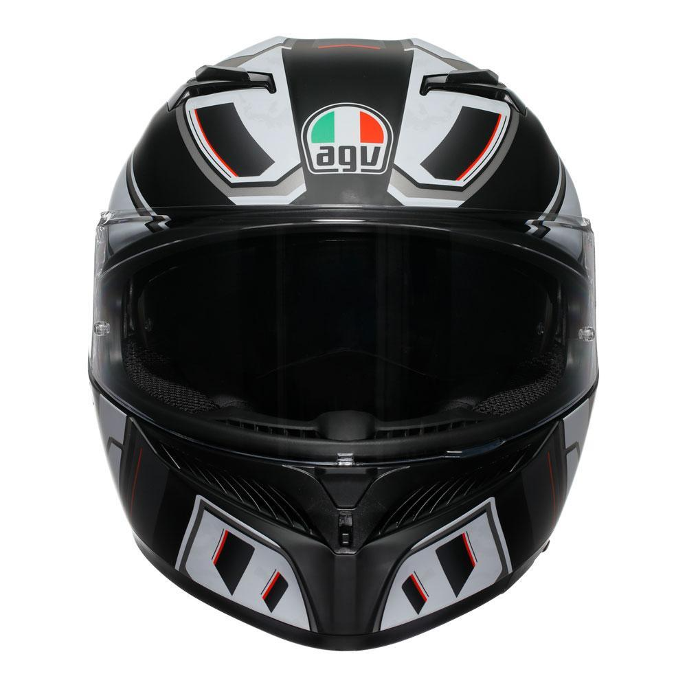 AGV K3 RIVIA HELMET - MATT BLACK/WHITE