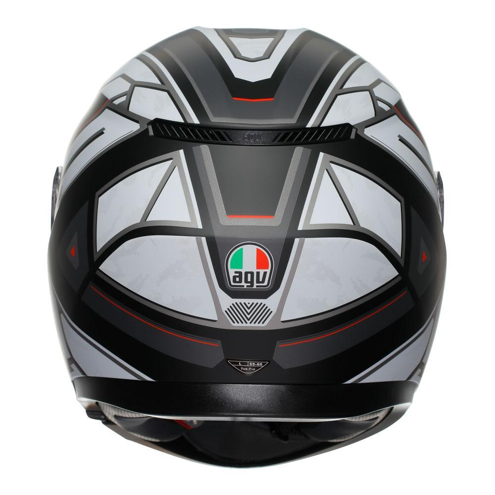 AGV K3 RIVIA HELMET - MATT BLACK/WHITE