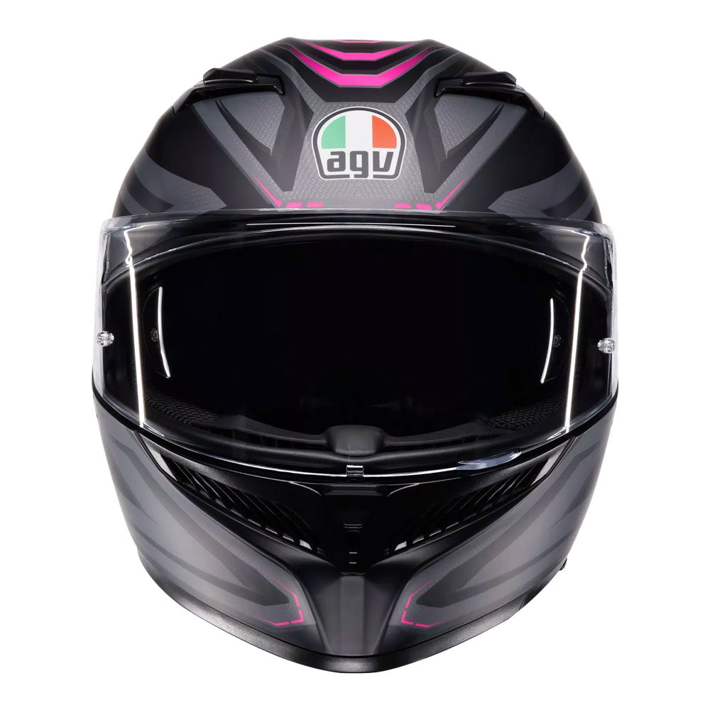 AGV K3 SYTH HELMET - MATT BLACK/PINK