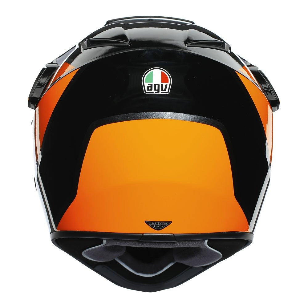 AGV AX9 TRAIL HELMET - GUNMETAL/ORANGE