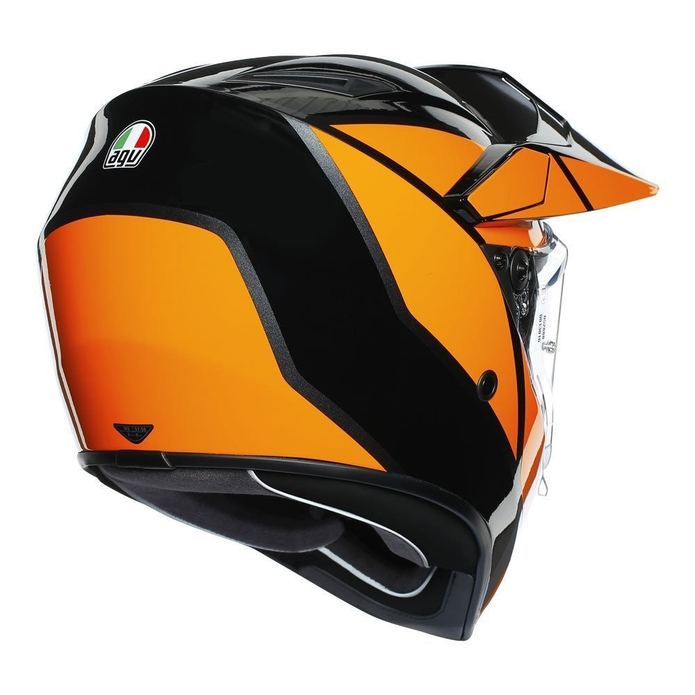 AGV AX9 TRAIL HELMET - GUNMETAL/ORANGE