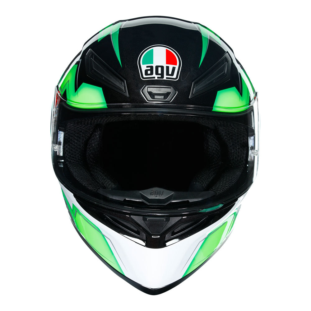 AGV K1 S KRIPTON HELMET - BLACK/GREEN
