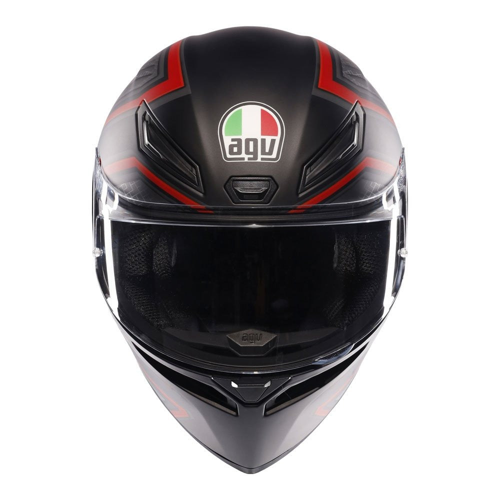 AGV K1 S SLING HELMET - MATT BLACK/RED
