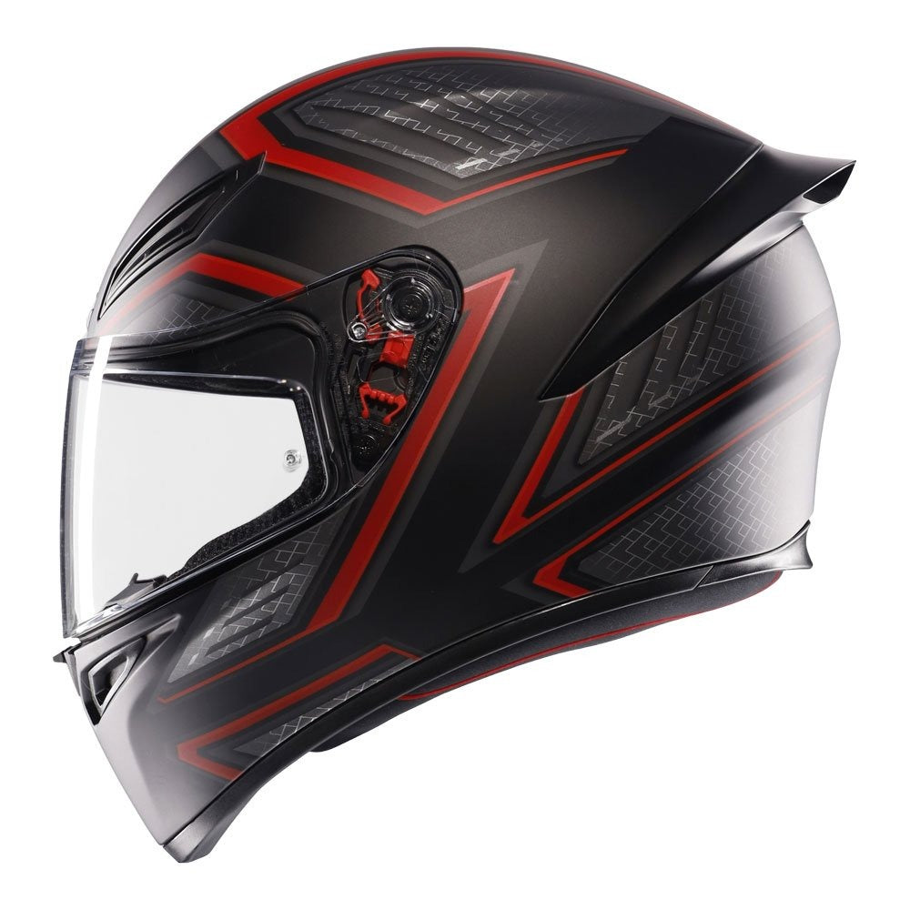 AGV K1 S SLING HELMET - MATT BLACK/RED