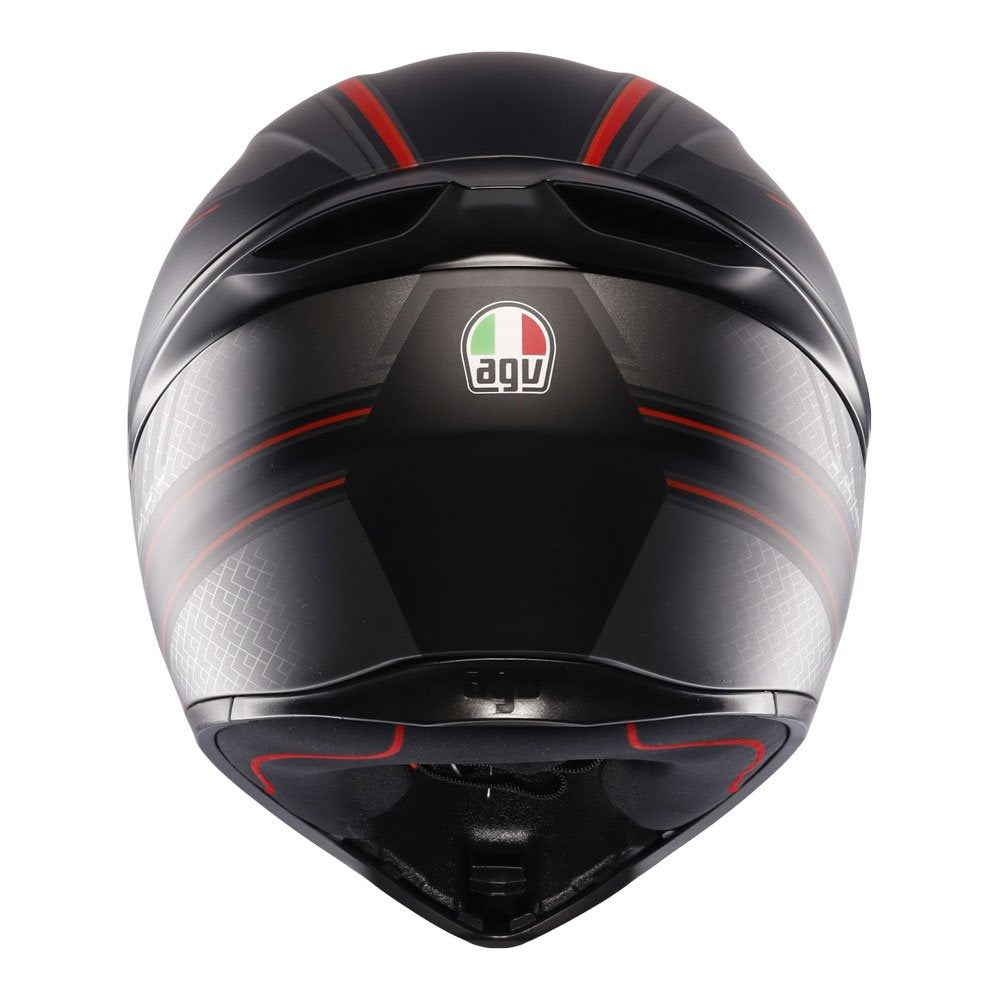 AGV K1 S SLING HELMET - MATT BLACK/RED