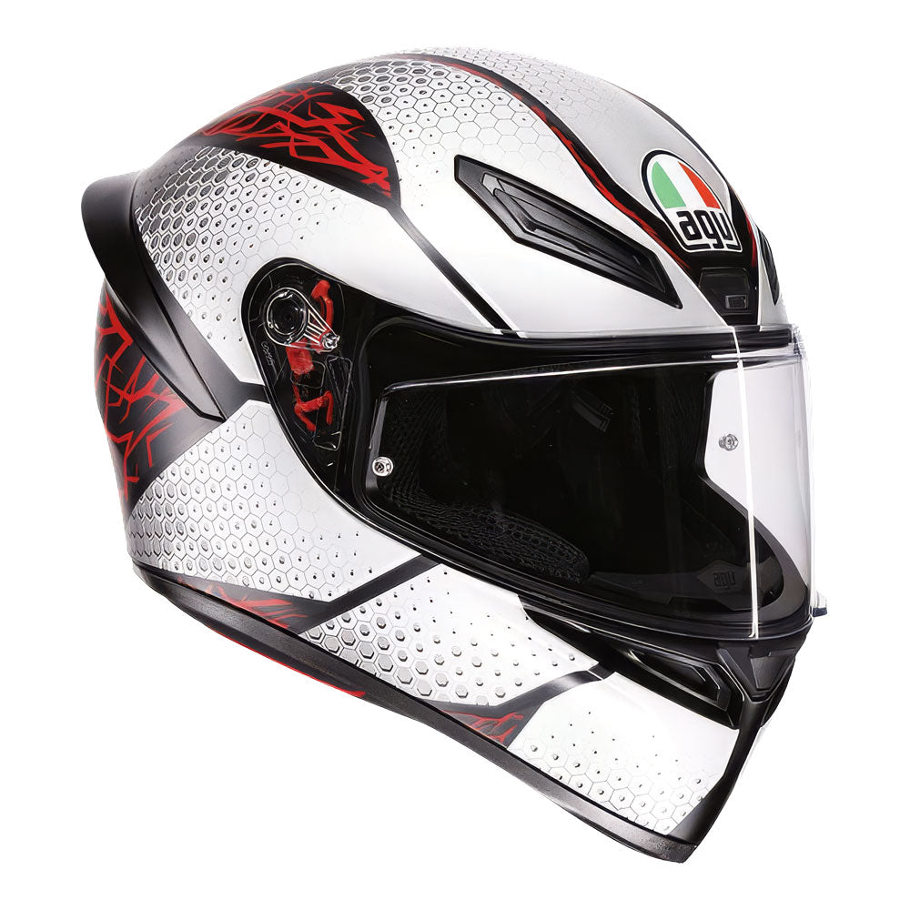 AGV K1 S SPEEDARMOR HELMET - MATT BLACK/GREY/RED