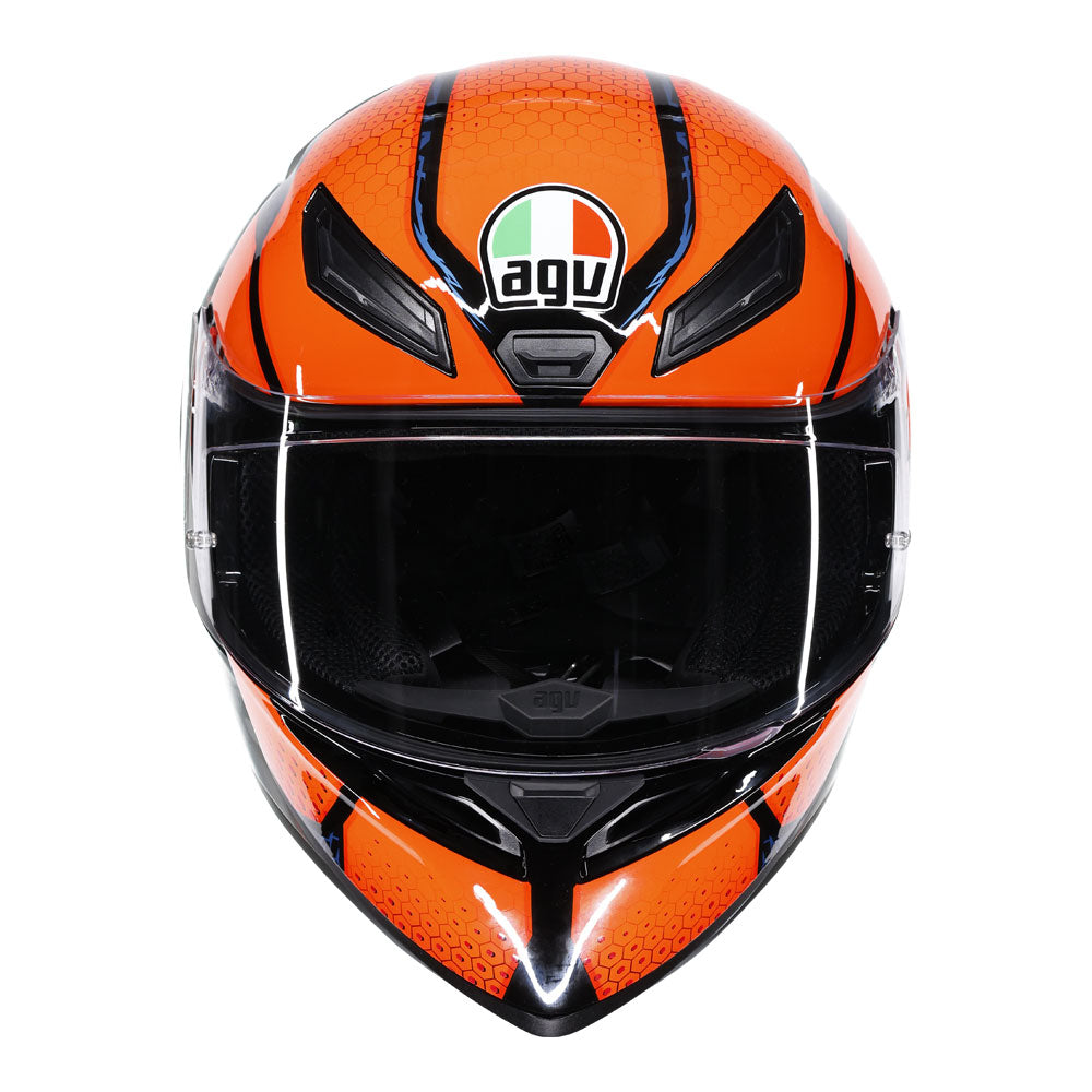 AGV K1 S SPEEDARMOR HELMET - BLACK/ORANGE/BLUE