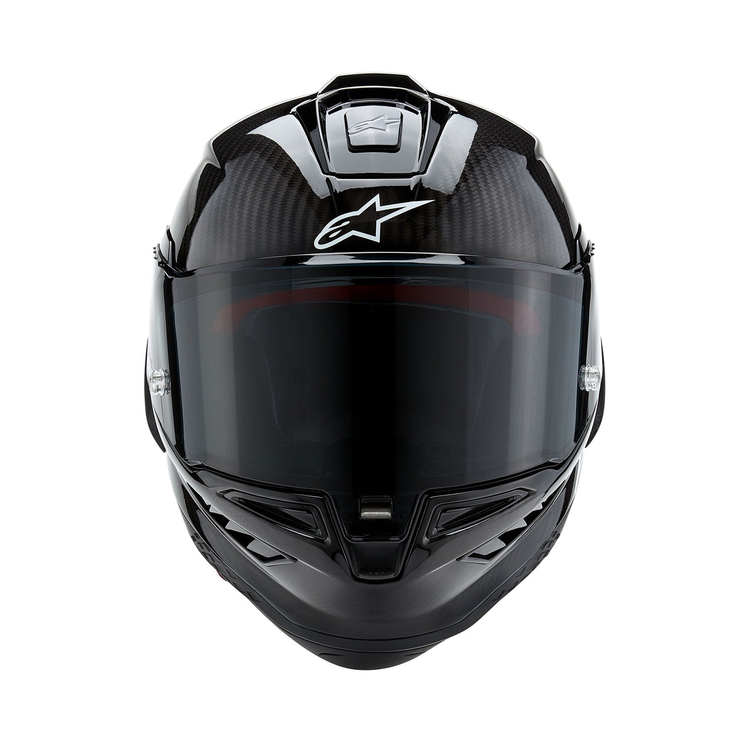 ALPINESTARS SUPERTECH R10 SOLID HELMET - BLACK CARBON MATTE & GLOSSY