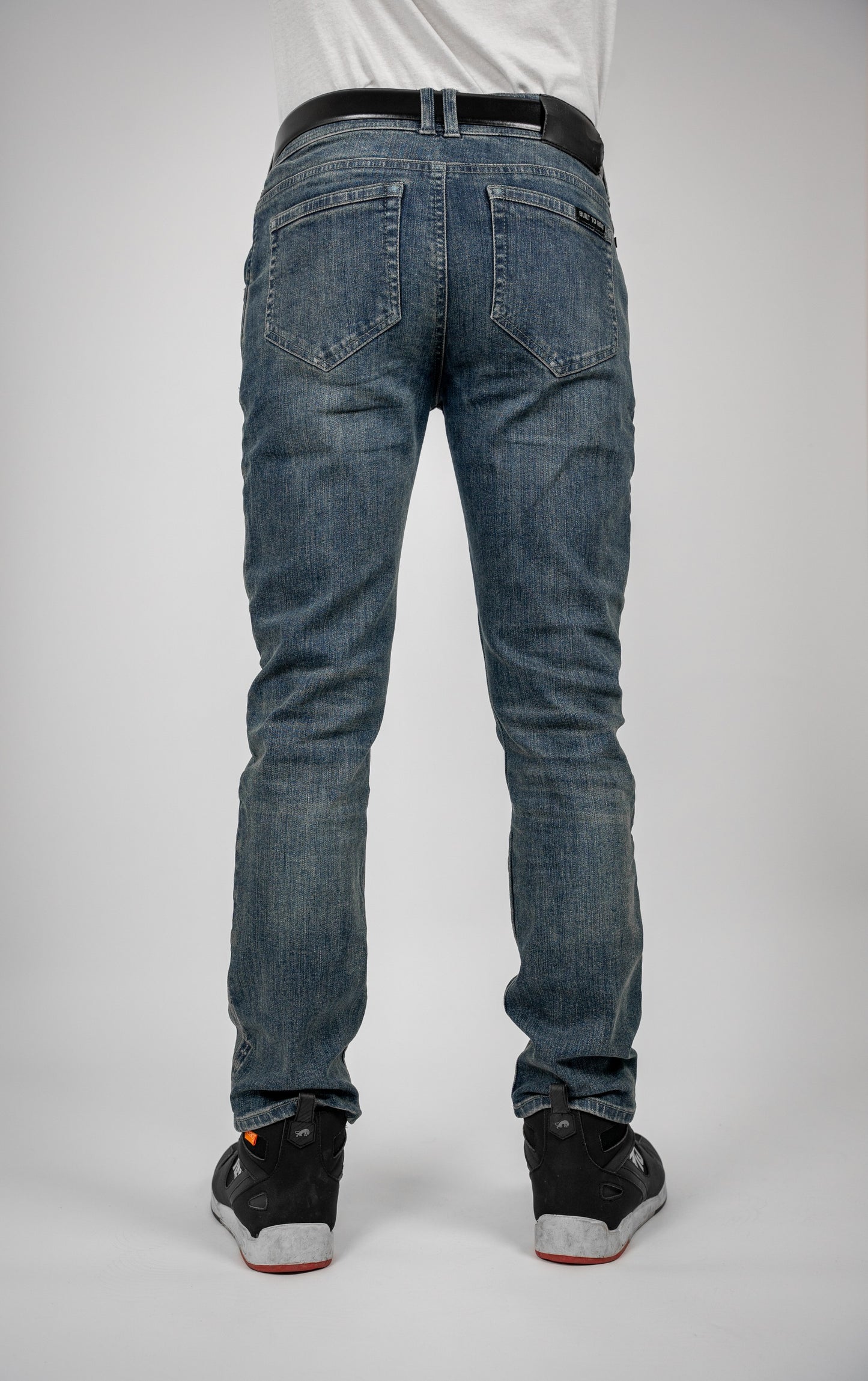 BULL-IT AJAX STRAIGHT JEANS REGULAR LEG - STEEL BLUE