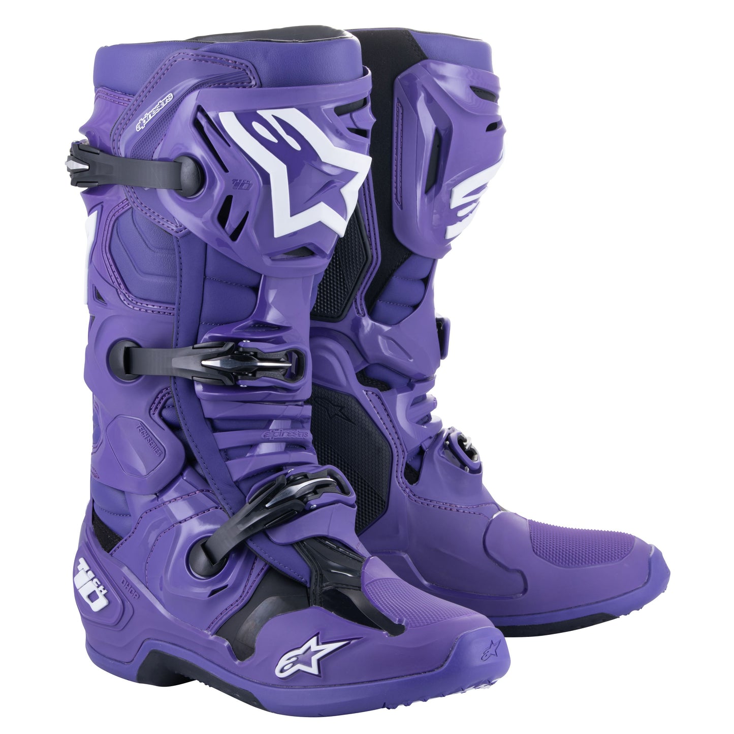 ALPINESTARS 2024 TECH 10 SUPERVENTED BOOTS - ULTRAVIOLET BLACK