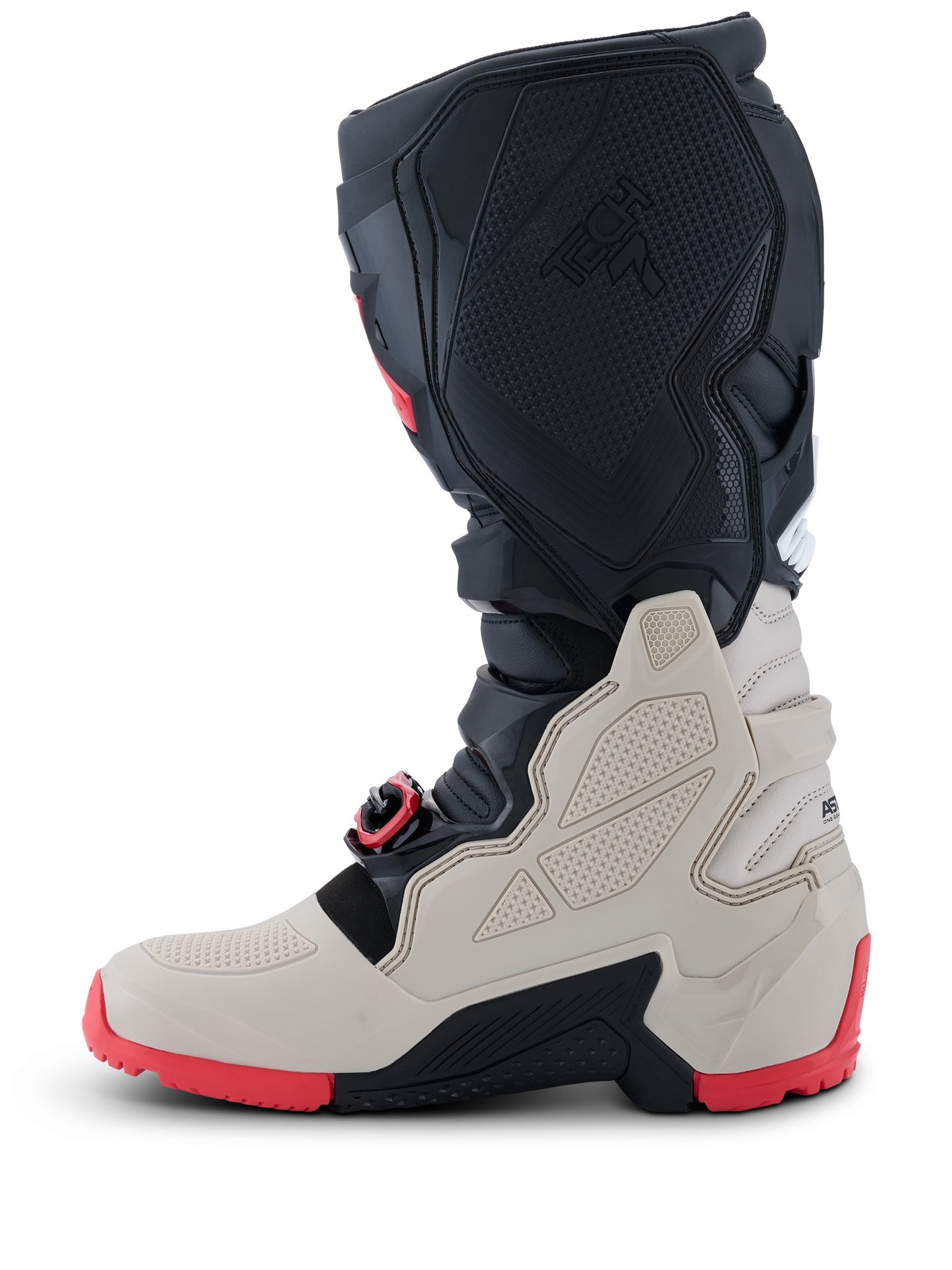 ALPINESTARS TECH 7 ENDURO BOOTS - BLACK LIGHT GREY BRIGHT RED