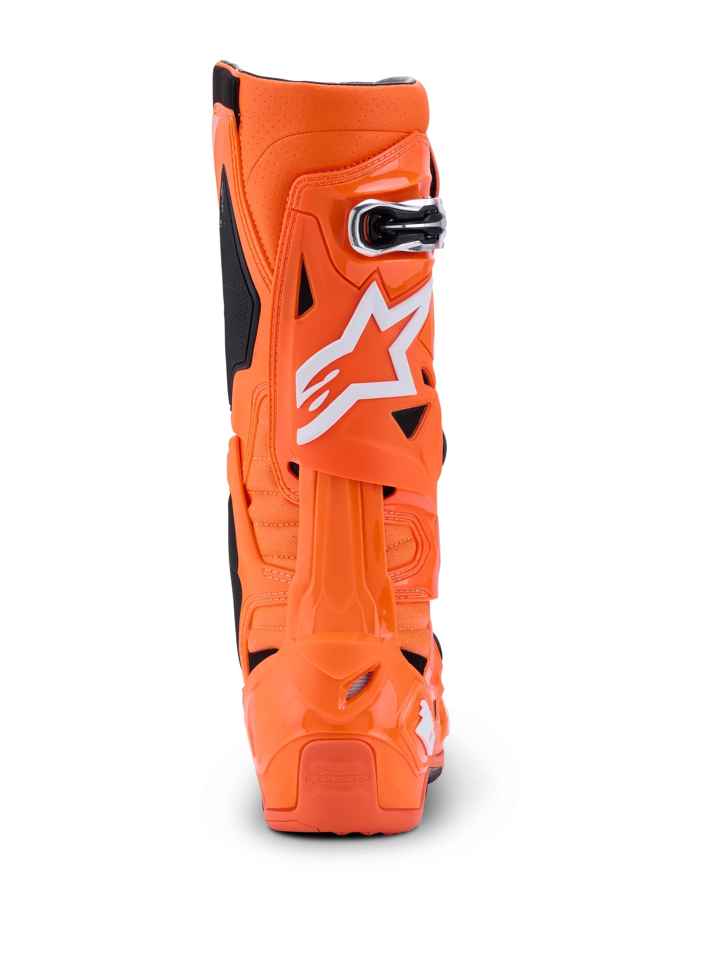 ALPINESTARS TECH 10 SUPERVENTED BOOTS - ORANGE FLUO BLACK WHITE