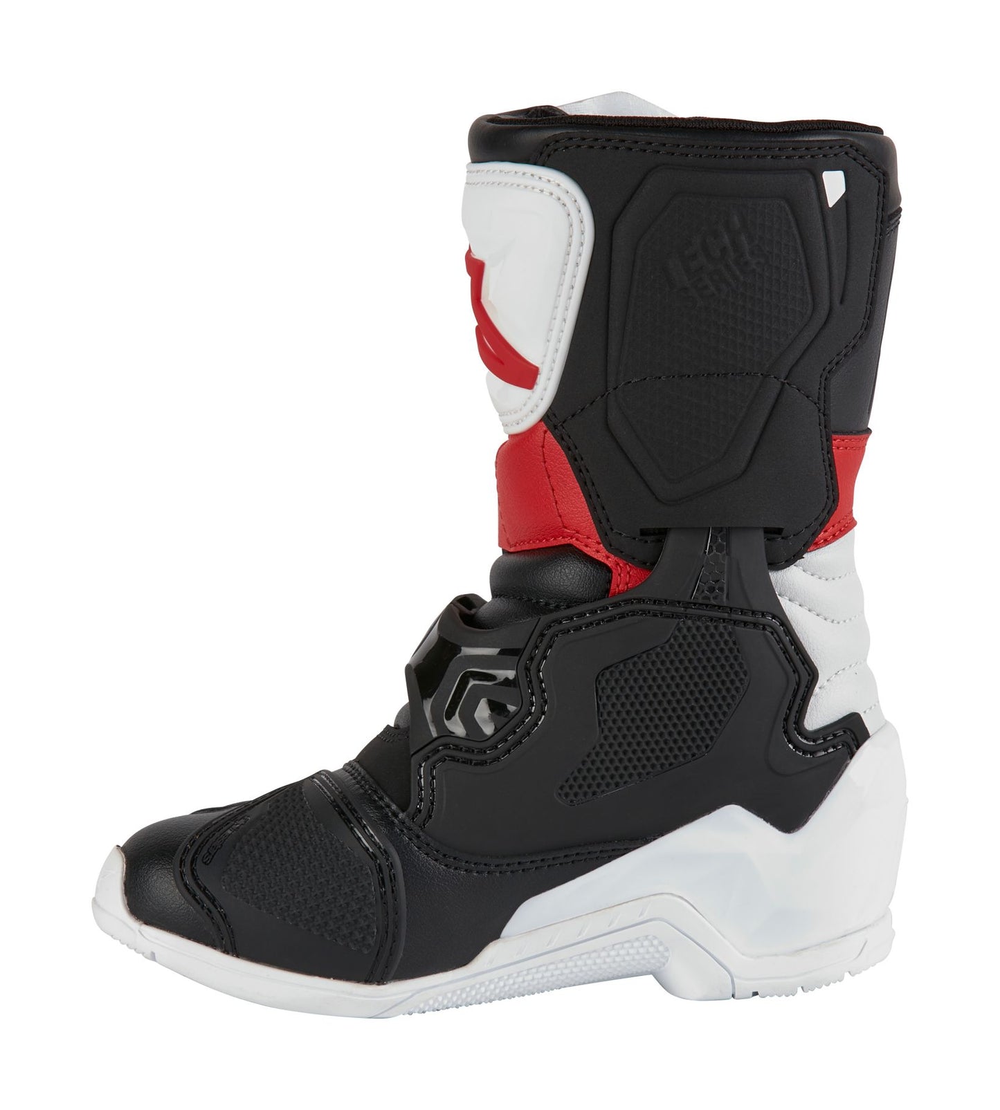 ALPINESTARS 2024 KIDS TECH 3S BOOTS - WHITE/BLACK/BRIGHT RED