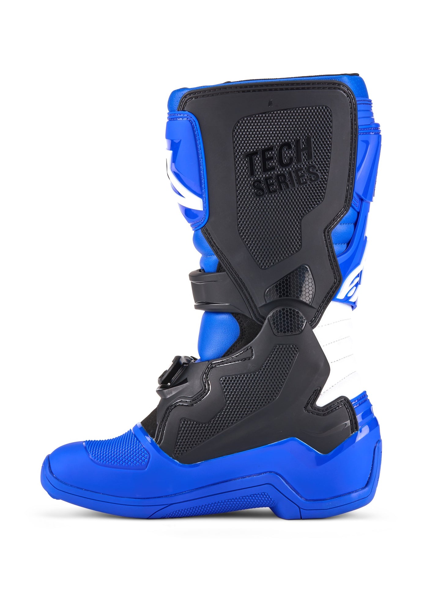 ALPINESTARS YOUTH TECH 7S BOOTS - BLUE BLACK WHITE