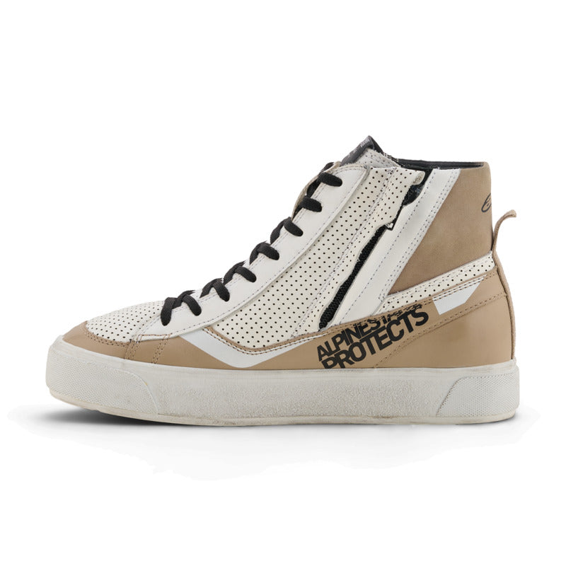 Alpinestars Womens Stella Stated Flair Ride Shoes - Warm Gray White